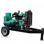 小拖車款柴油發(fā)電機